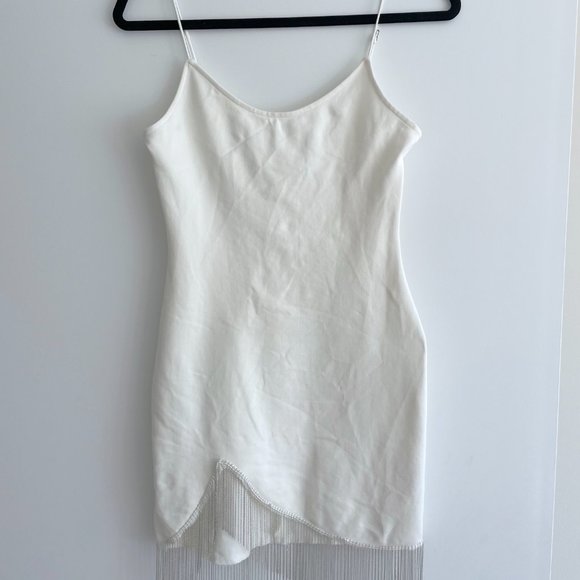 REVOLVE superdown Elaine Fringe Dress in White - Picture 2 of 5